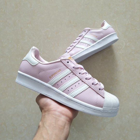 adidas superstar light pink
